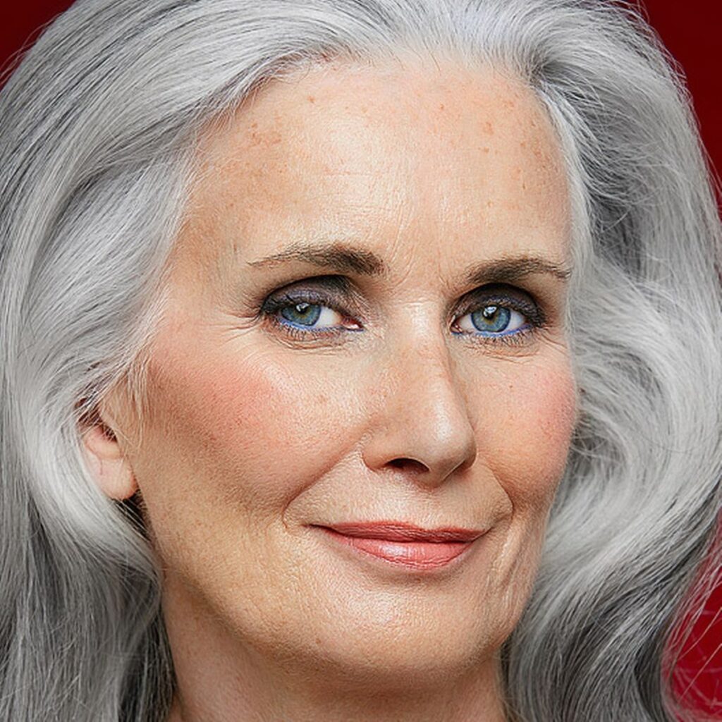 What color eyeliner for blue eyes over 50