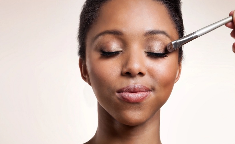 Makeup for black dress dark skin